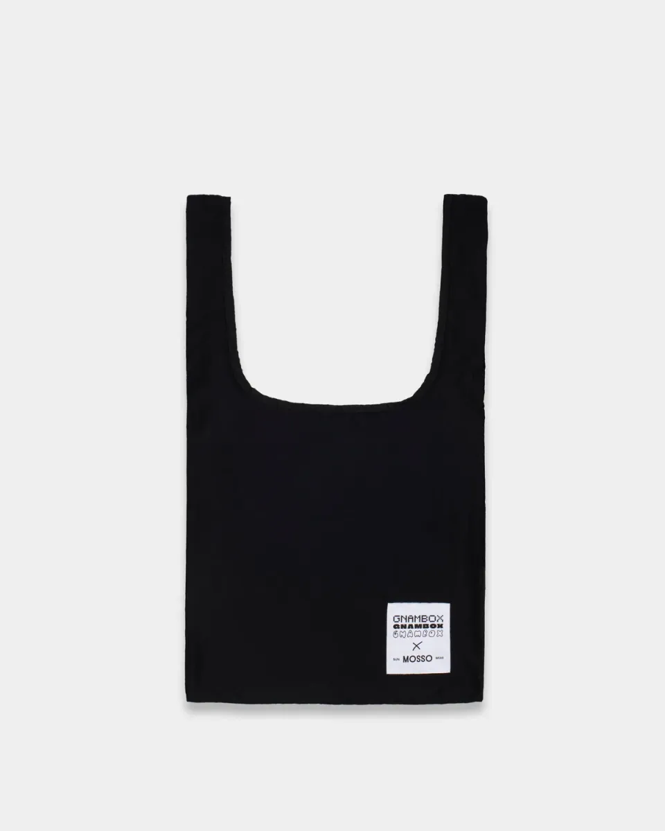 Mosso Sunwear Gnambox borsa shopper nera nylon