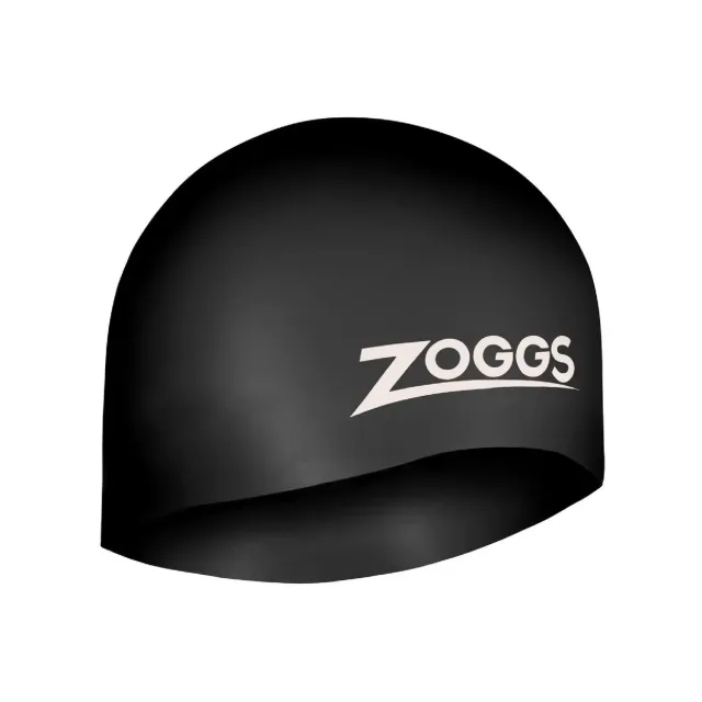 Zoggs Easy-Fit cuffia nuoto Nero silicone morbido