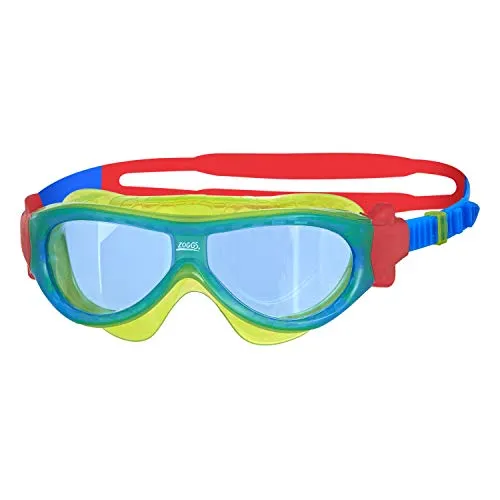 Zoggs Phantom occhialini nuoto bambino verde blu tinta antiappannamento