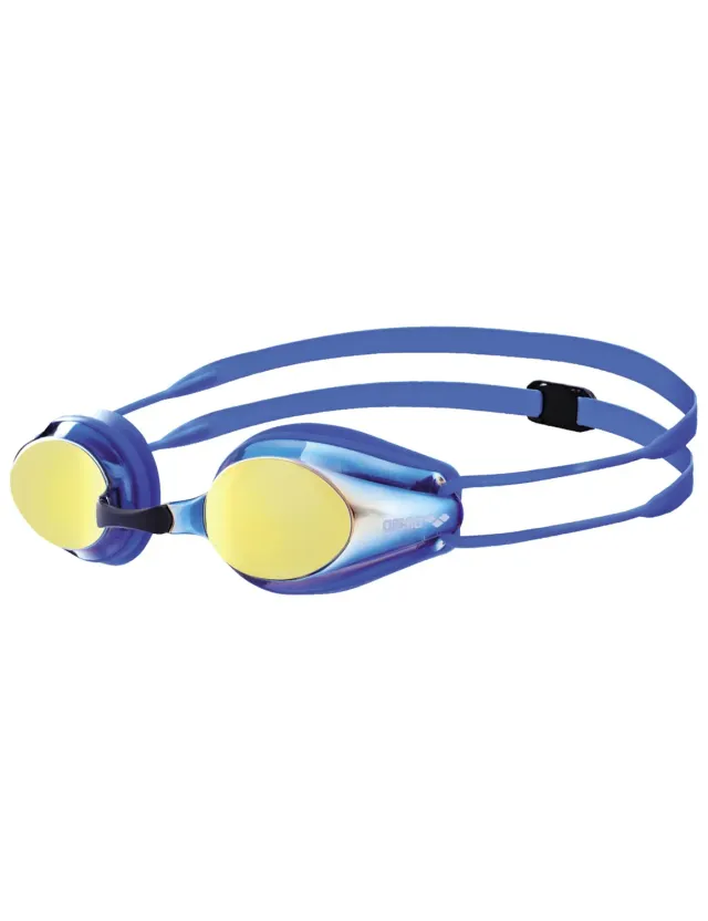 Arena Tracks Junior Mirror occhialini gara bimbi blu specchiati