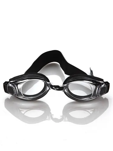 arena zoom neoprene occhialini nuoto lenti chiare nero