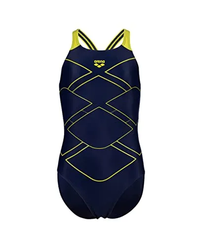 Arena Mark V Back costume intero bambina clororesistente