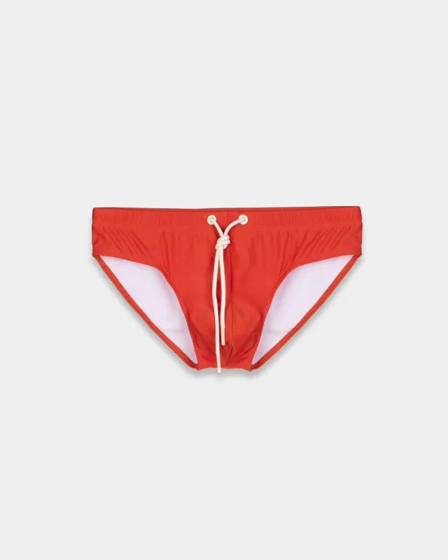 Mosso Sunwear LimEd slip mare arancione tinta unita