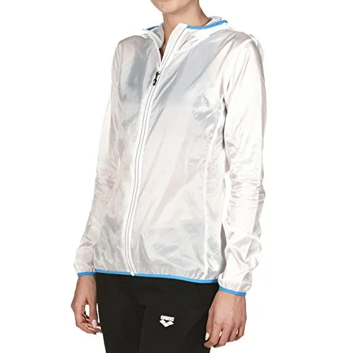 Arena Run Windbreaker Giacca Antivento Donna Bianca