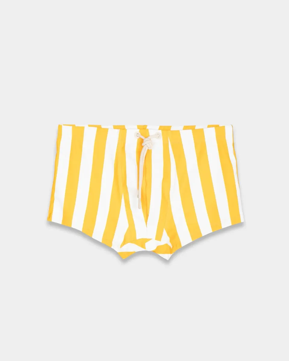 Mosso Sunwear Ocra Stripe boxer mare ocra contenitivo