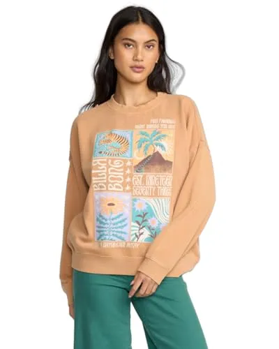 Billabong Echo Crew FLC felpa donna tracce di polvere