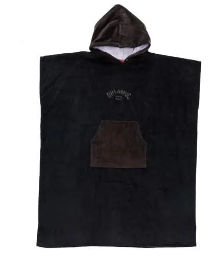 Billabong Hooded Towel poncho mare nero taglia unica cotone