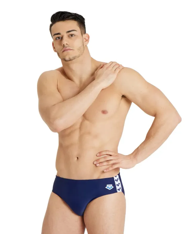 Arena Icons slip bagno uomo tinta unita cloro-resistant
