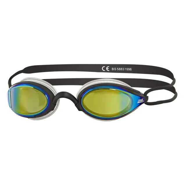 Zoggs Podium Titanium occhialini nuoto specchiati nero