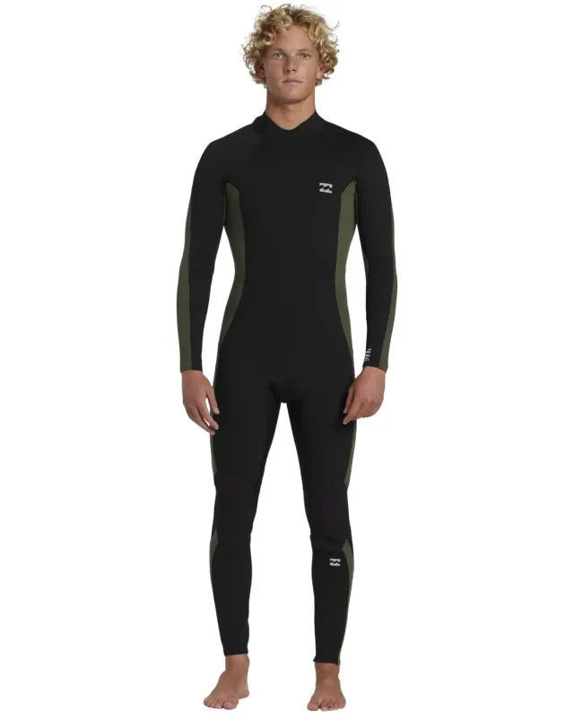 Billabong Foil 3/2 muta surf uomo zip dietro