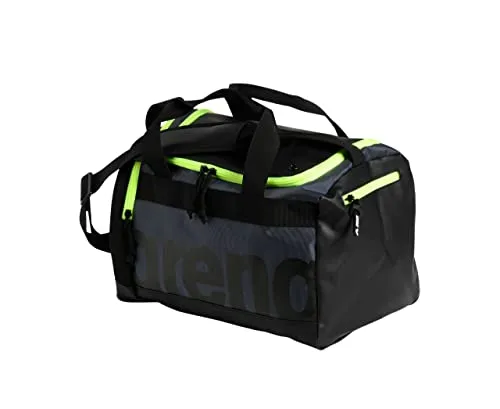 arena Spiky III Duffle 25 borsone nero giallo 25 litri idrorepellente