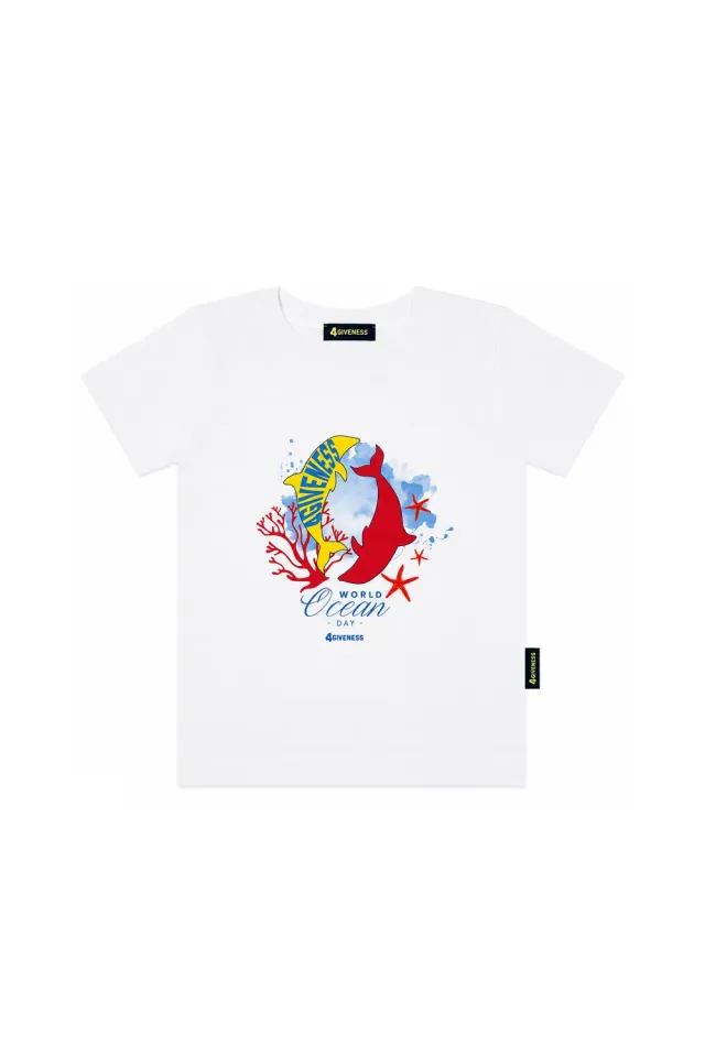 4 Giveness Jersey Boy t-shirt mare bimbo cotone