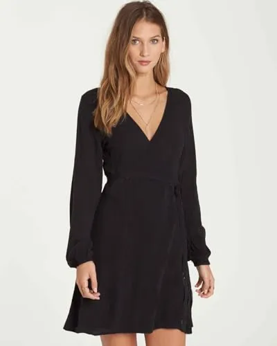Billabong Good Feeling vestito donna M avvolgente stampa