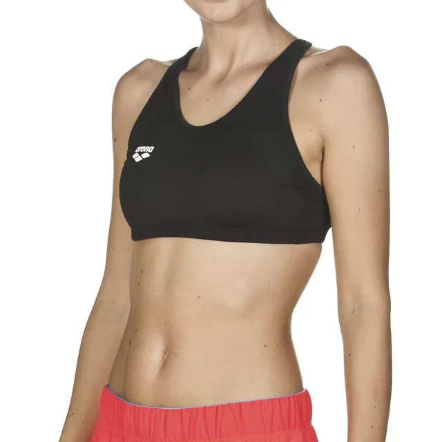Arena Gym Solid reggiseno sportivo nero sostegno medio