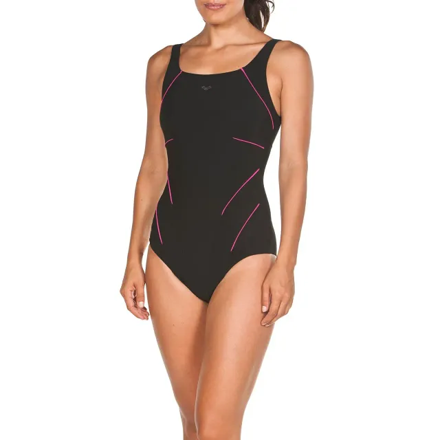 Arena Jewel costume intero donna 44 Black-Rose coppa C