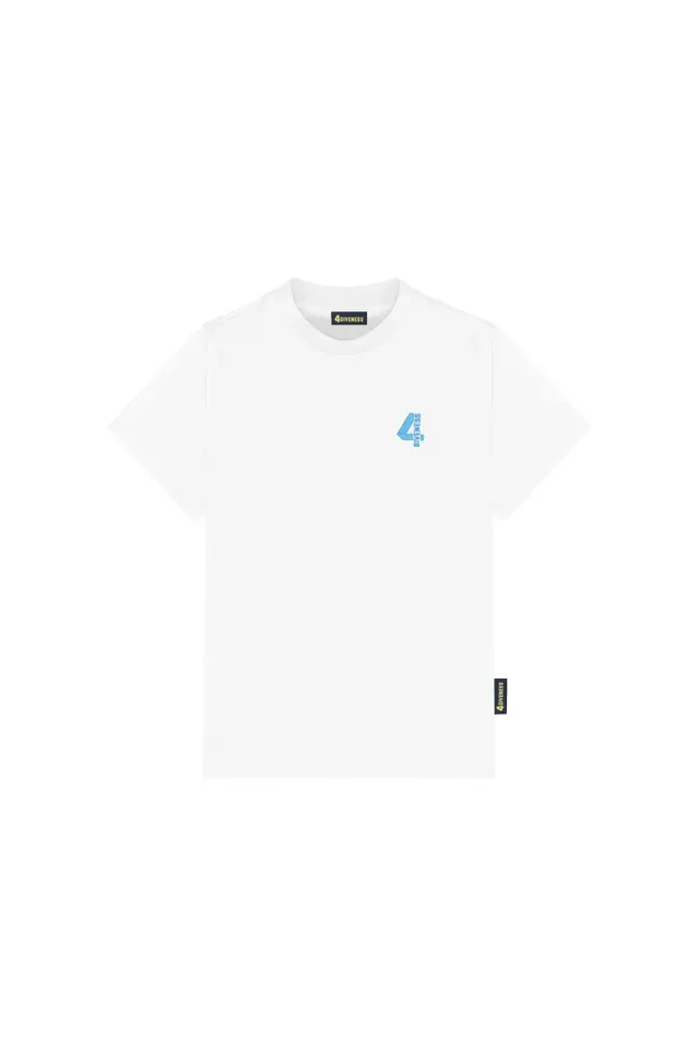 4 Giveness T-Shirt Jersey Bimbo Mare Tinta Unita Cotone