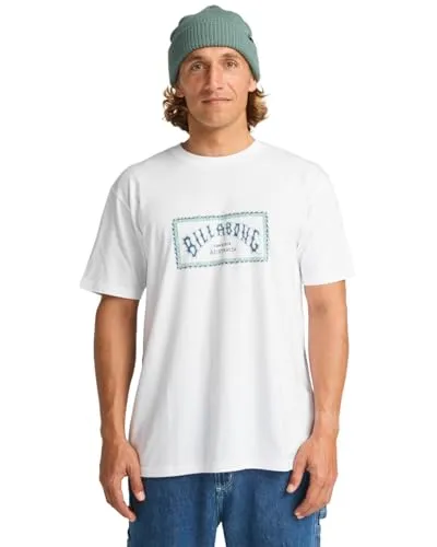 Billabong Arch Frame T-Shirt Uomo Nero Manica Corta cotone