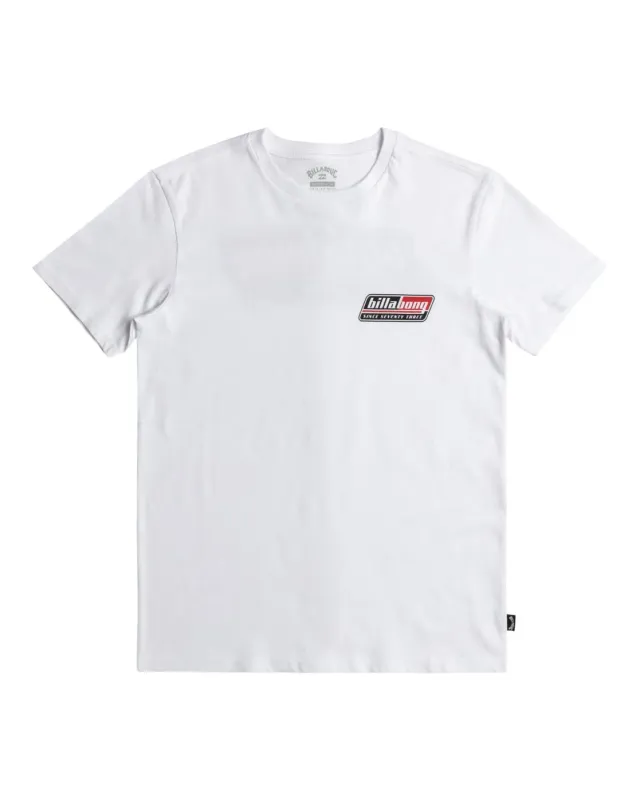 Billabong Walled SS t-shirt ragazzo 14 anni blu ardesia