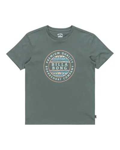 Billabong Rotor Fill SS maglietta ragazzo dark slate cotone