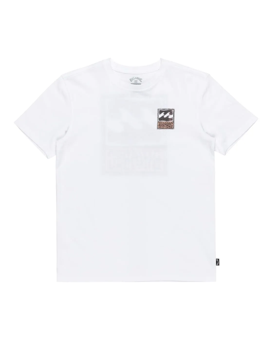 Billabong Stamp Maglietta Ragazzi Moss cotone