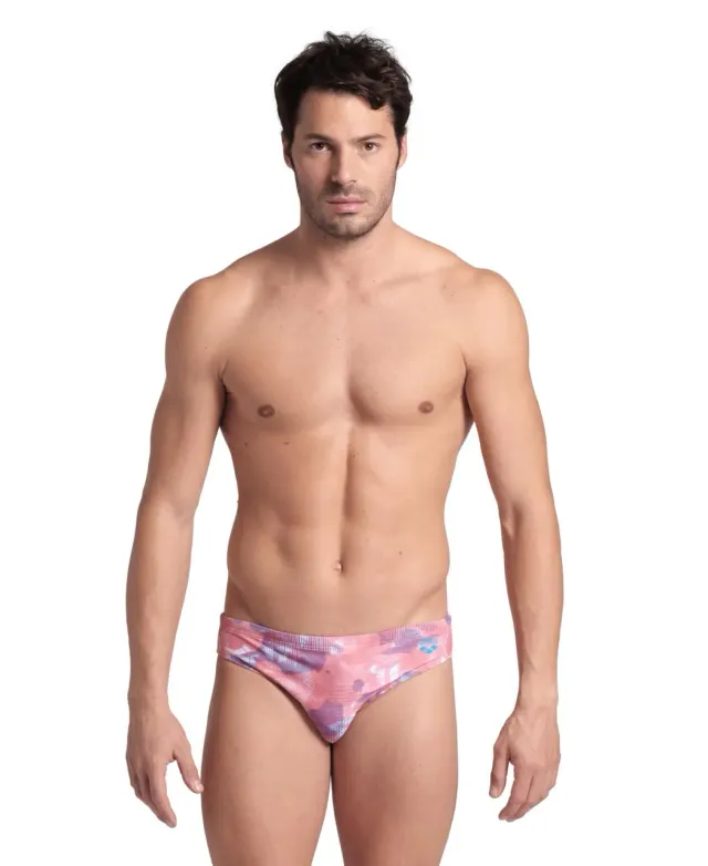 Arena Shattered Glass MaxLife costume slip uomo Calypso Coral taglia 52