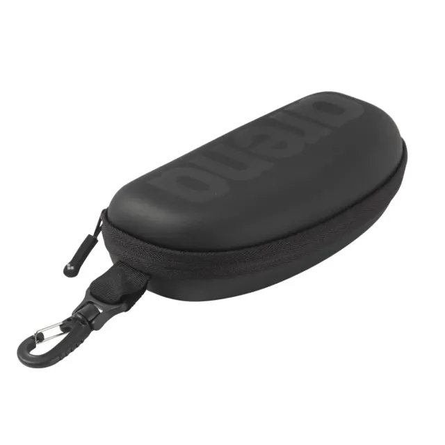 Arena Goggle Case astuccio occhialini rigido nero All-black