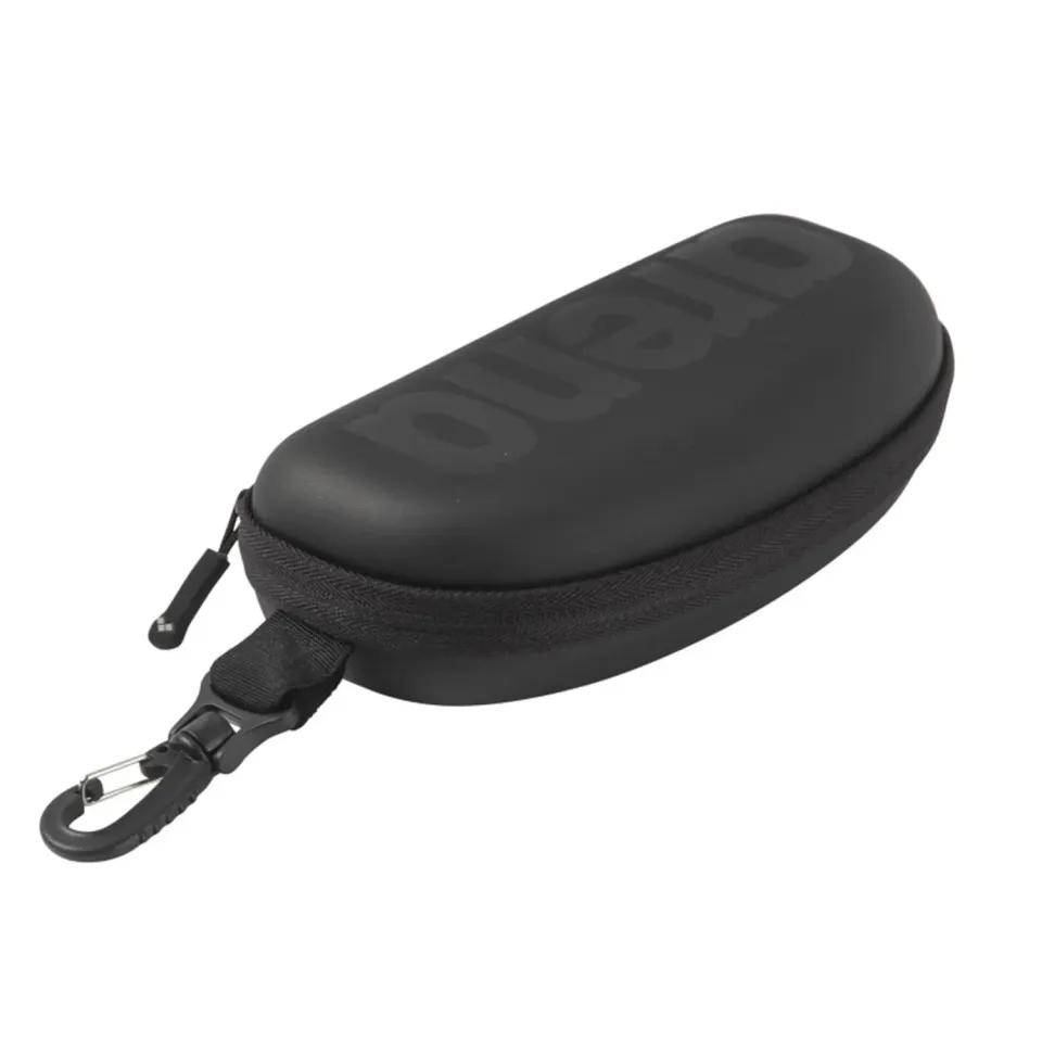 Arena Goggle Case astuccio occhialini rigido nero All-black