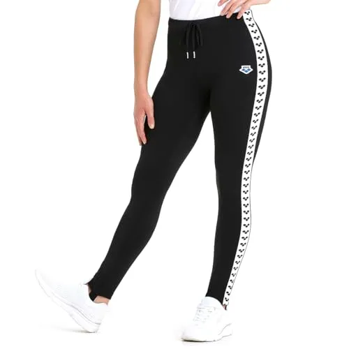Arena Caroline Team tights donna S vita alta nero