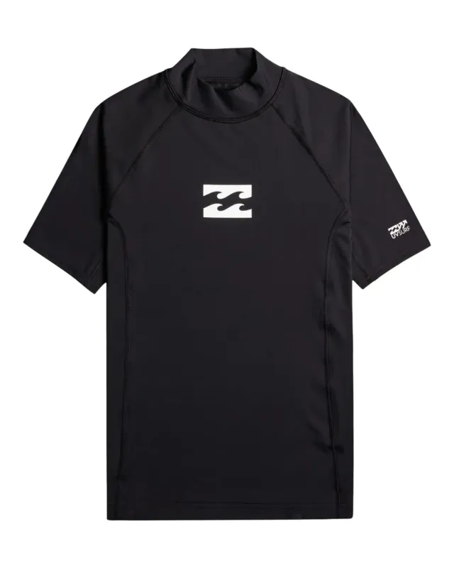 Billabong Waves All Day Rash Guard Bambino 12 anni nero UPF