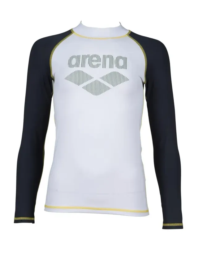 Arena Rash Vest ML Bambino 8-9 Bianco Protezione UV Mare