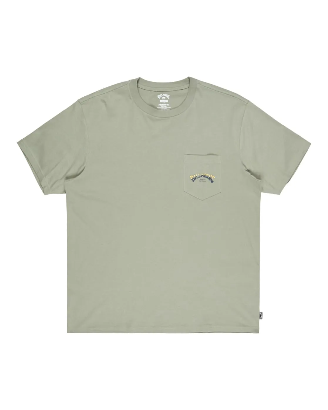 Billabong Stacked Arch Pkt t-shirt uomo grigio verde
