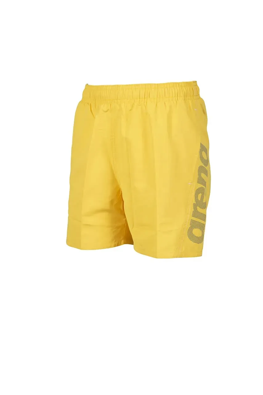 Arena Fundamentals Logo boxer bambino giallo asciugatura rapida