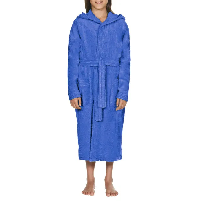 Arena Core Soft Junior accappatoio bambino blu cotone
