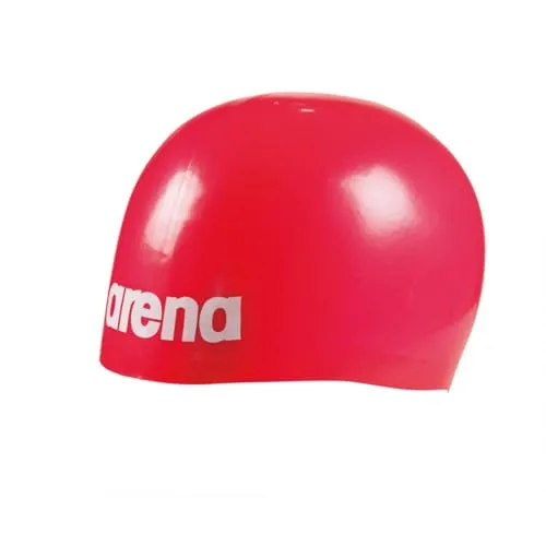 Arena Moulded cuffia nuoto silicone rossa gara