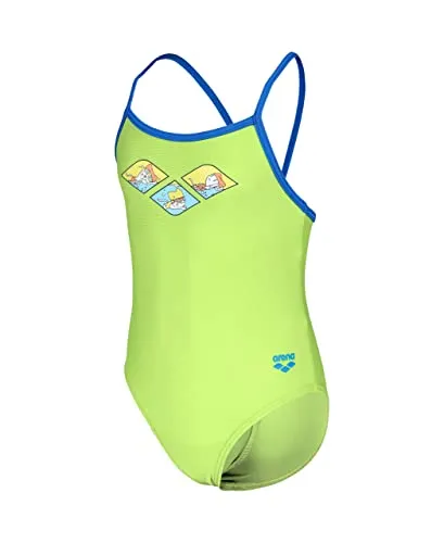Arena Training Intero Bambina Turchese Freak Rose