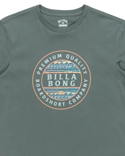 Billabong Rotor Fill SS maglietta ragazzo dark slate cotone