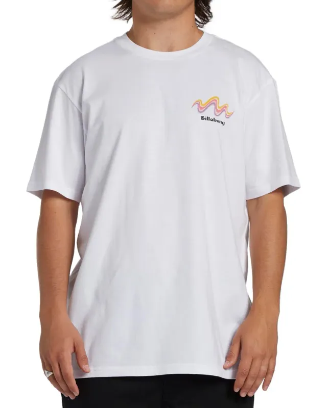 Billabong Segment SS t-shirt uomo S bianca girocollo