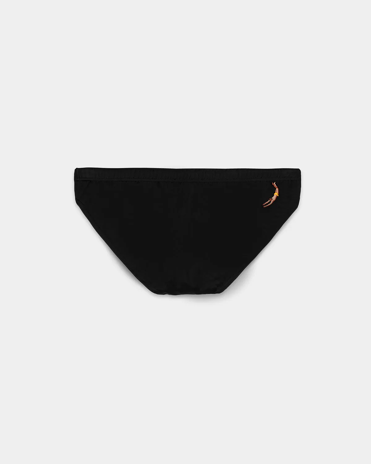 Mosso Sunwear Black slip mare nero tinta unita