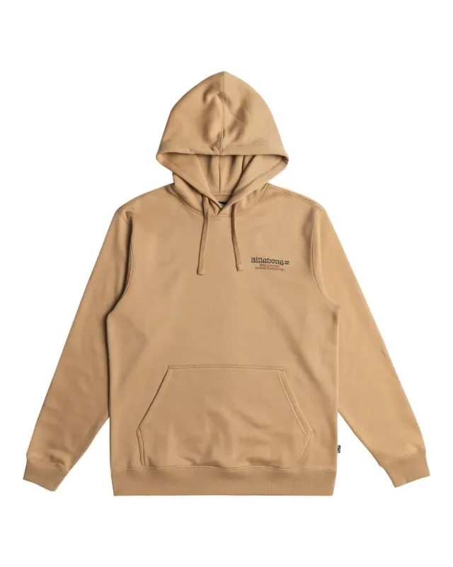 Billabong Surf Service Po felpa uomo cappuccio grigia