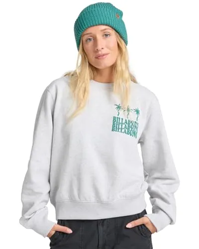 Billabong Family Tree felpa donna girocollo cotone
