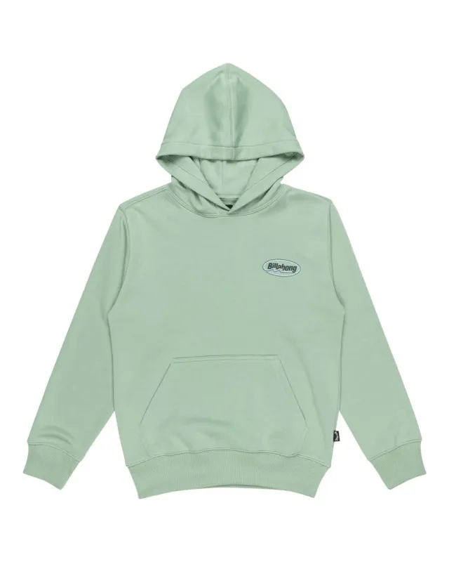 Billabong Foundation Po felpa ragazzo seafoam riciclata
