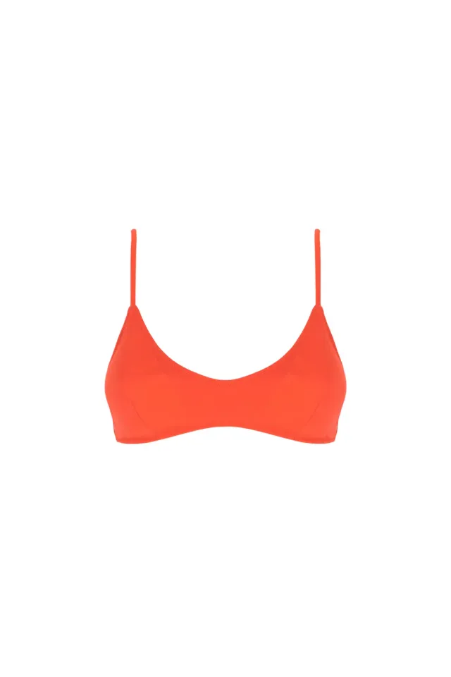 4 Giveness Exchange Color top bikini tinta unita coppe removibili