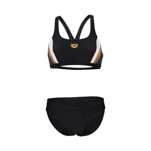 Arena Feel Threefold costume intero donna nero UPF50+