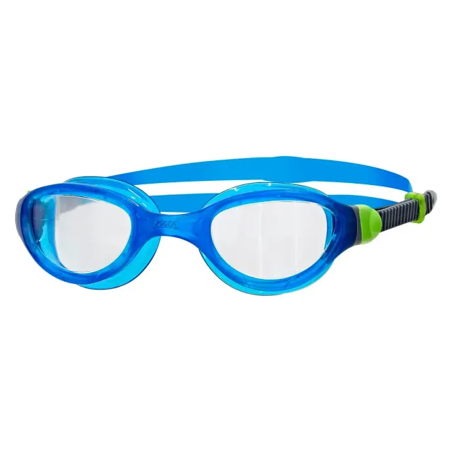 Zoggs Phantom 2.0 occhialini nuoto trasparente blu grigio interno
