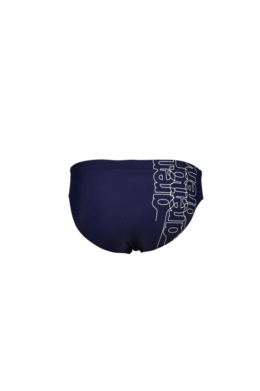 Arena Graphic Slip Nuoto Bambino MaxFit Eco Nero 5,5 cm