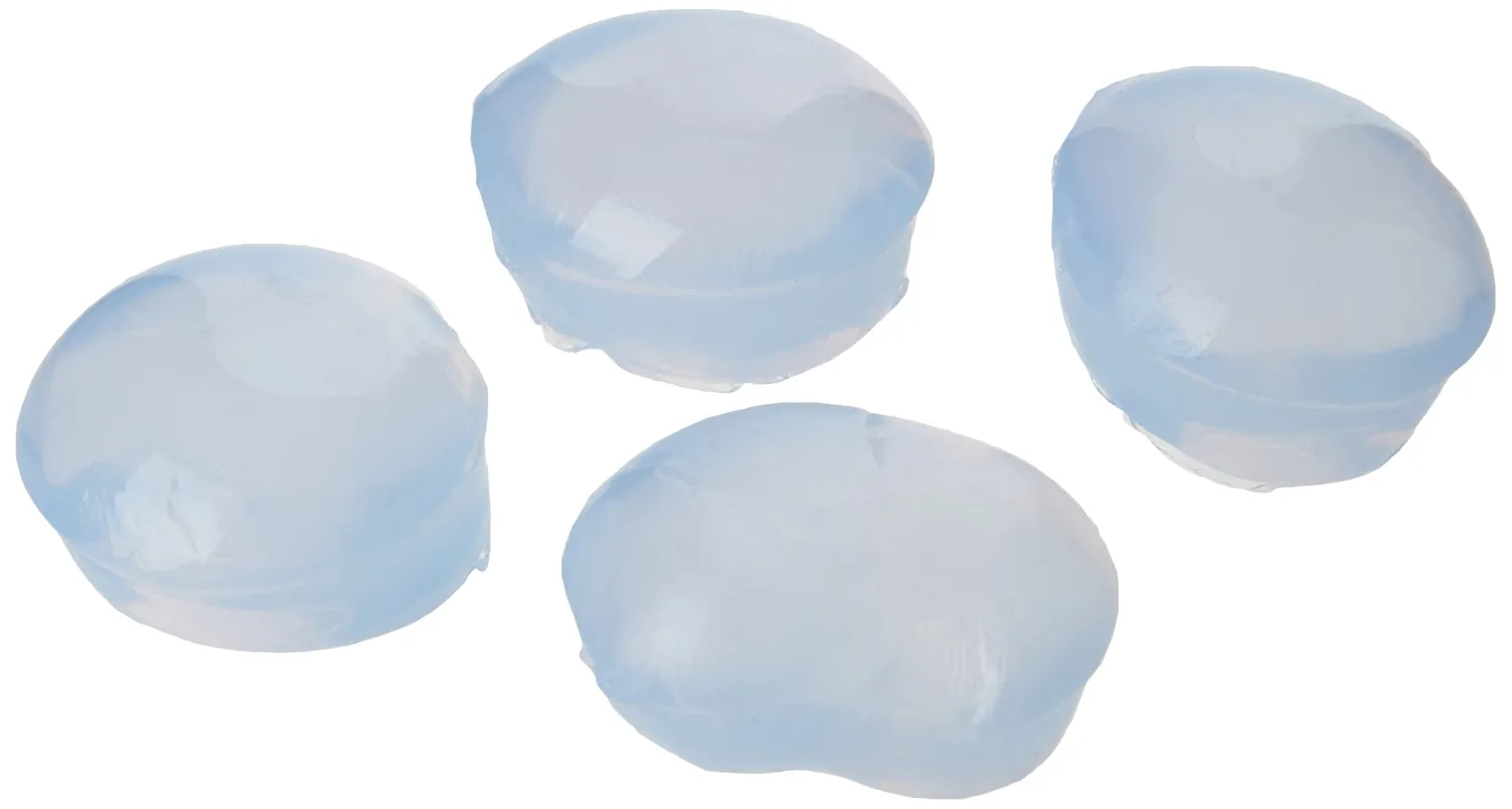 Zoggs tappi orecchie nuoto silicone 4 pezzi trasparenti