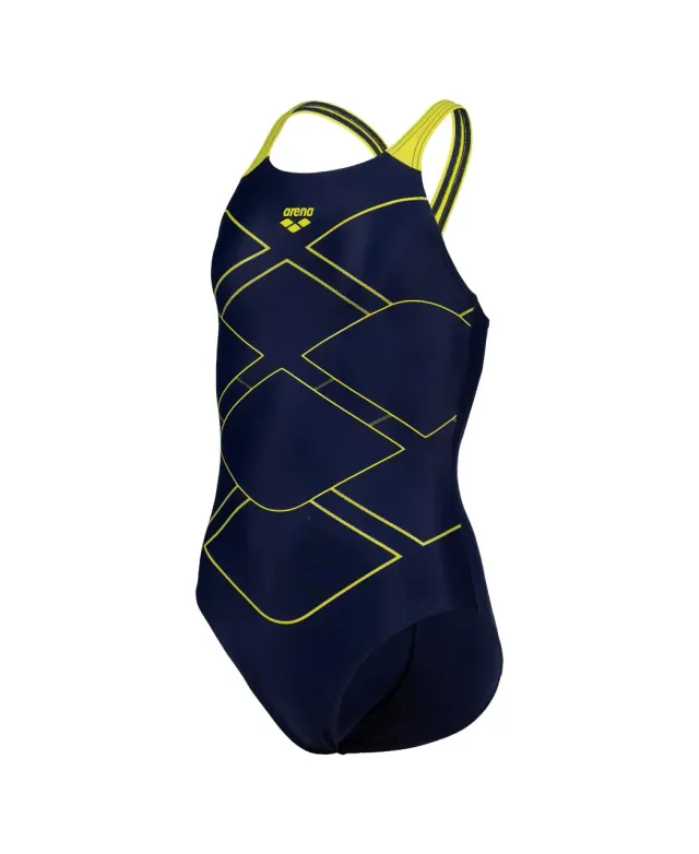 Arena Mark V Back costume intero bambina clororesistente