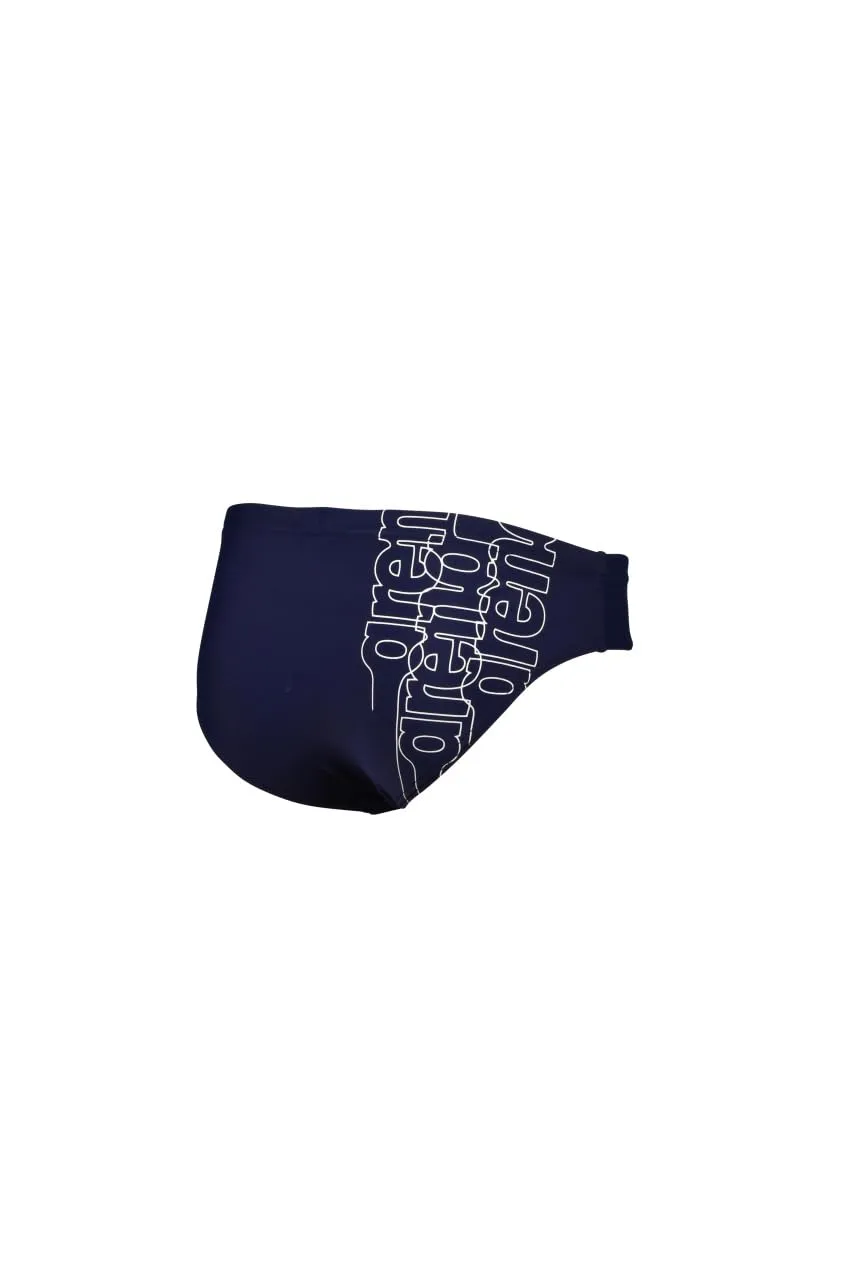 Arena Graphic Slip Nuoto Bambino MaxFit Eco Nero 5,5 cm
