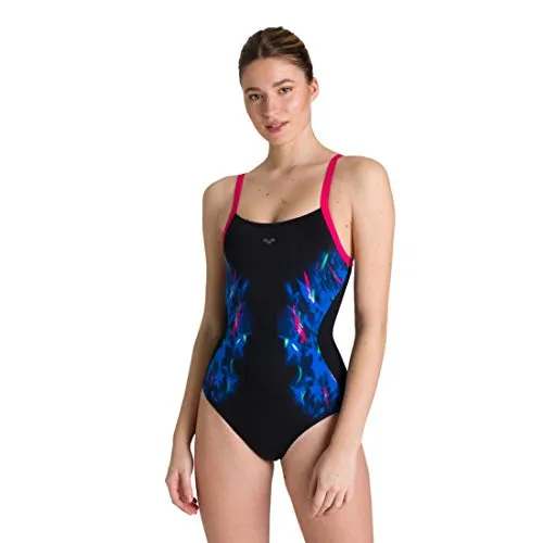 Arena Greta Wing Back Costume Intero 44 Nero Modellante Coppa B
