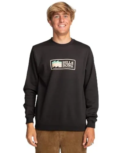 Billabong Swell CR Maglione Uomo girocollo caldo invernale